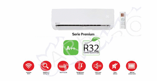 Imagen de AIRE ACONDICIONADO JOHNSON UNIDAD INTERIOR PREMIUM2 3010 FRIG/H